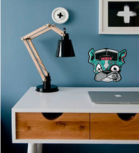 Load image into Gallery viewer, Boho Bulldog Sticker, Boho Bulldog Decal, Boho Bulldog Wall Decor