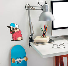 Load image into Gallery viewer, Cartoon Pug Decal, Cartoon Pug Sticker, Cartoon Pug Wall Decor