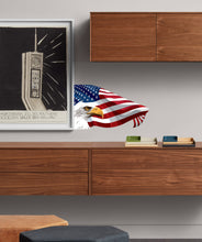 Load image into Gallery viewer, US Flag Decal, US Flag Sticker, US Flag Wall Decor