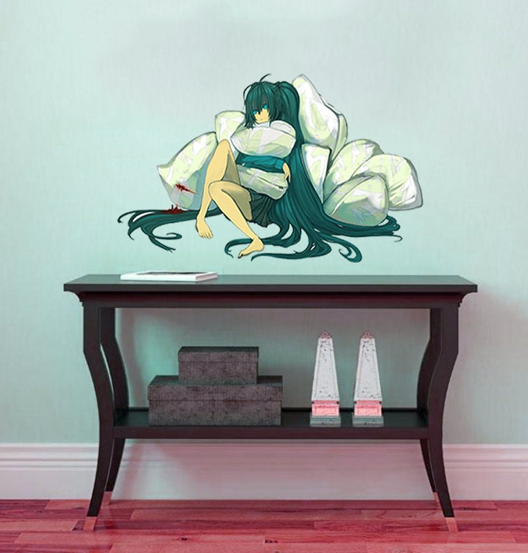 Anime Girl Wall Sticker, Decal