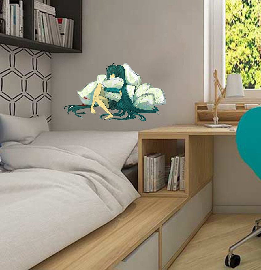 Anime Girl Wall Sticker, Decal