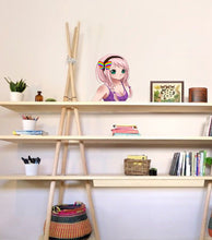Load image into Gallery viewer, Cute Anime Wall Art, Anime girl Sticker, Anime Girl Decal