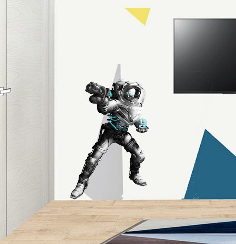Space Monster Decal, Space Monster Sticker, Spaceman decal