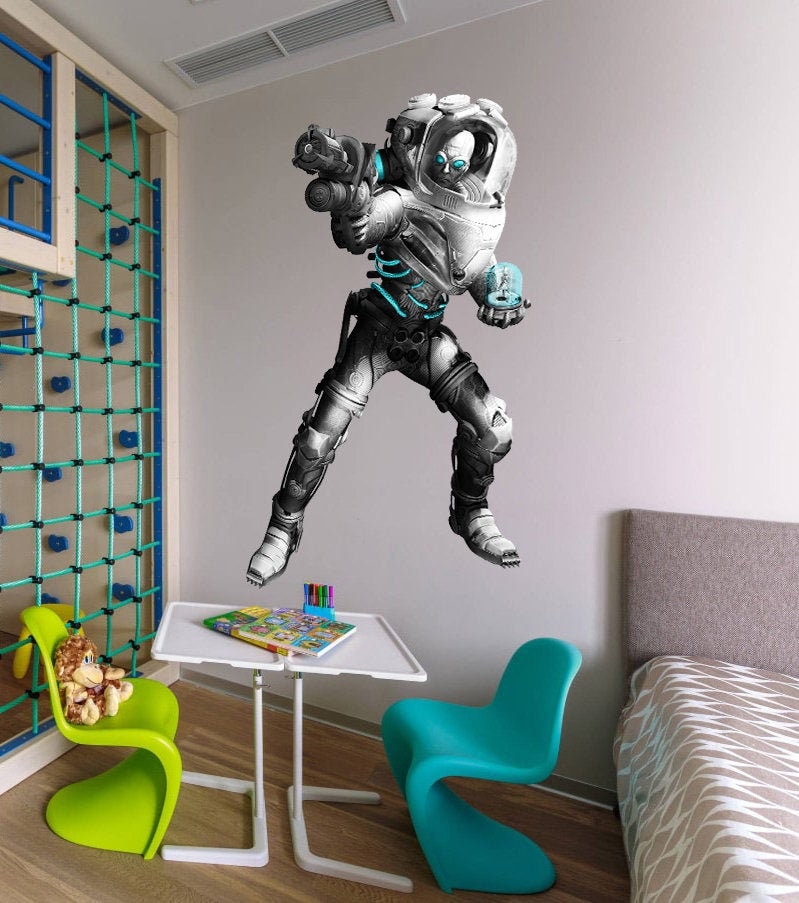 Space Monster Decal, Space Monster Sticker, Spaceman decal
