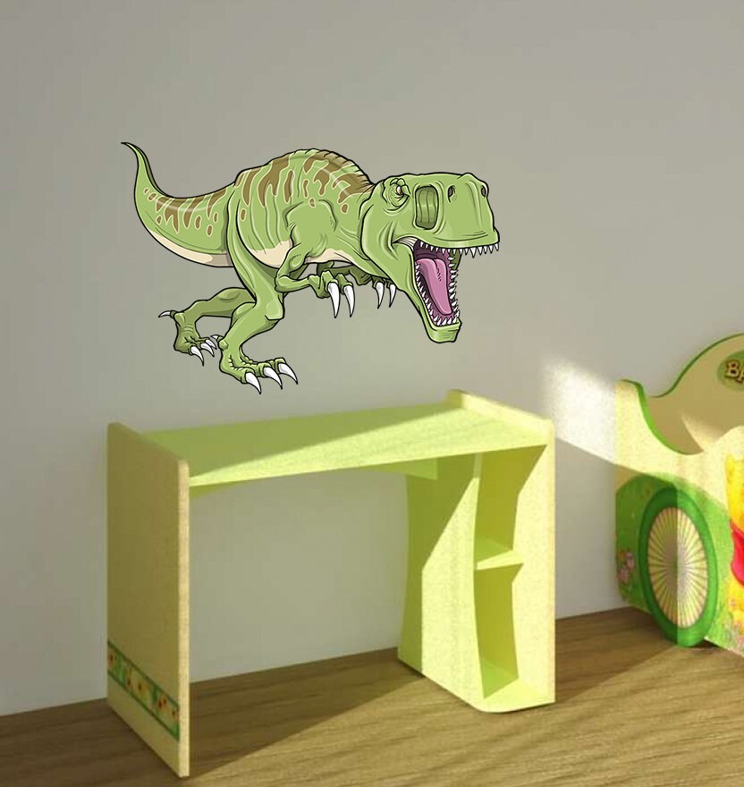 Dinosaur Raptor Wall Decal, Dinosaur Raptor Wall sticker, Dinosaur Raptor wall decor