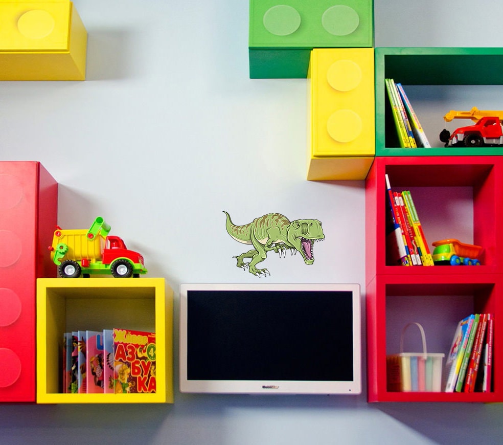 Dinosaur Raptor Wall Decal, Dinosaur Raptor Wall sticker, Dinosaur Raptor wall decor