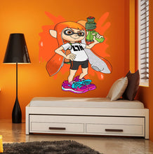 Load image into Gallery viewer, Gamer Girl Sticker, Gamer Girl Wall Decor, Gamers Room Decor