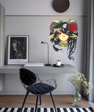 Load image into Gallery viewer, Dryad Decal, Dryad Sticker, Dryad Wall Decal, Dryad Wall Decor, Dryad Wall Sticker