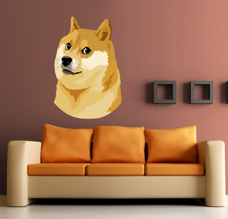 Akita Inu Wall Decal, Akita Inu Wall sticker, Akita Inu wall decor