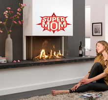 Load image into Gallery viewer, Super Mom Wall Decal, Super Mom Wall sticker, Super Mom wall decor