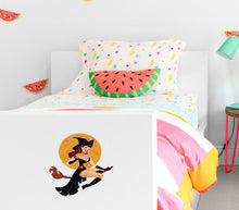 Load image into Gallery viewer, Sexy Witch Decal, Sexy Witch Sticker, Flying Witch Wall Decal