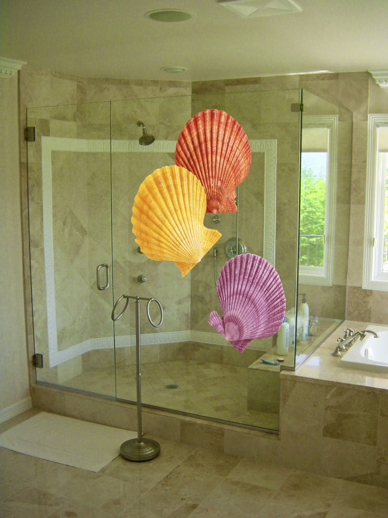 Sea Shells Decal, Sea Shells Sticker, Sea Shells Bathroom Decor