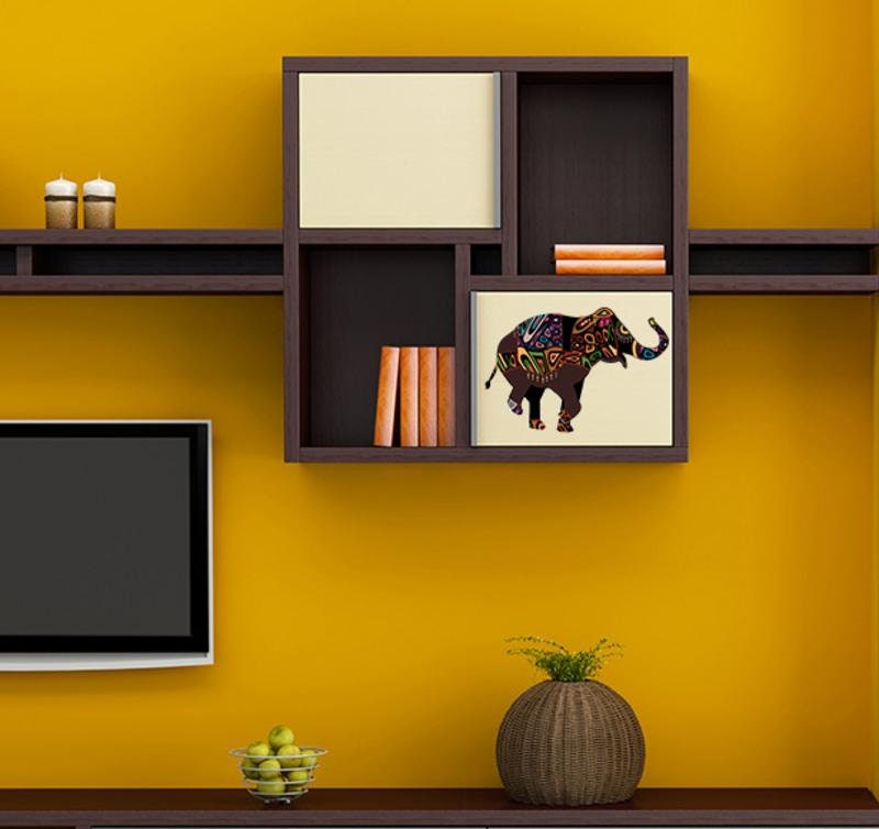 Indian Elephant Decal, Indian Elephant Sticker, Indian Elephant Wall Art