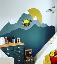 Load image into Gallery viewer, Little Alien Wall Decal, Little Alien Wall sticker, Little Alien wall decor