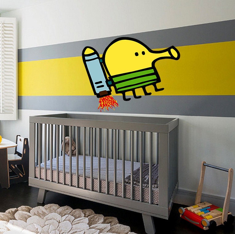 Little Alien Wall Decal, Little Alien Wall sticker, Little Alien wall decor