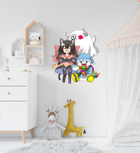 Load image into Gallery viewer, Anime Nursery Decal, Anime Nursery Sticker, Anime Nursery Wall Decor
