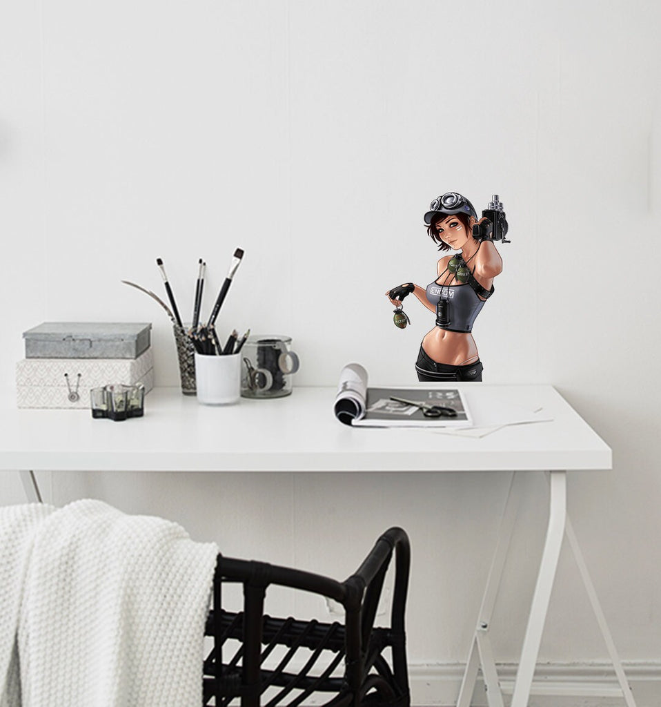 Sexy Anime Wall Decal, Sexy Anime Wall Sticker, Sexy Anime Wall Decor