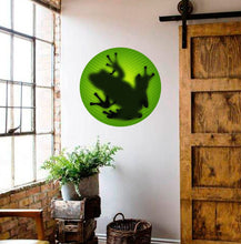 Load image into Gallery viewer, Frog Wall Decal, Frog Bathroom Sticker, Frog Bathroom Decal, Frog Bathroom Wall Decor