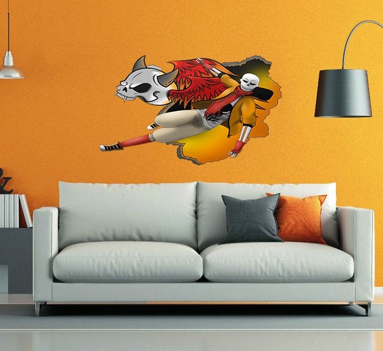 Fantasy Skeleton Decal, Fantasy Skeleton Sticker, Fantasy Skeleton Wall Decor