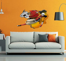 Load image into Gallery viewer, Fantasy Skeleton Decal, Fantasy Skeleton Sticker, Fantasy Skeleton Wall Decor