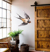 Load image into Gallery viewer, Swallow Decal, Swallow Sticker, Swallow Wall Decor, Swallow Wall Decal, Swallow Wall Sticker