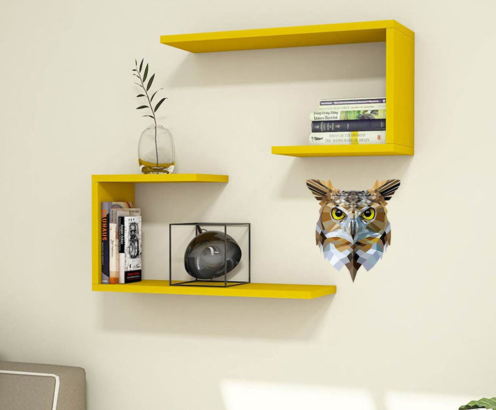 Owl Contemporary Wall Decal, Owl Stylish Wall sticker, Owl Modern wall decor