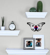 Load image into Gallery viewer, Japanese Flag Butterfly Decal, Japanese Flag Butterfly Sticker, Japanese Flag Butterfly Decor