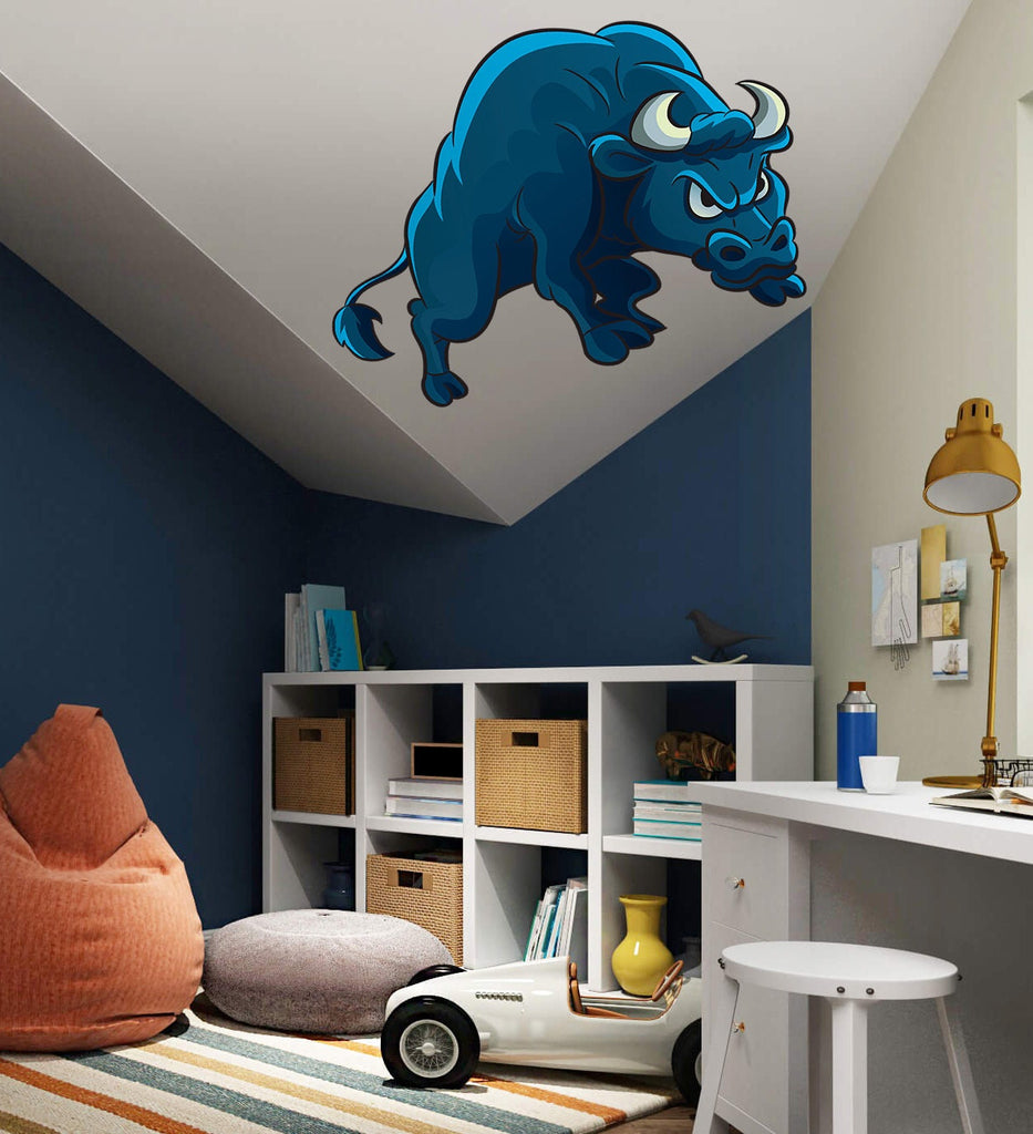 Bull Sticker, Bull Decal, Bull Wall Art, Bull Decor
