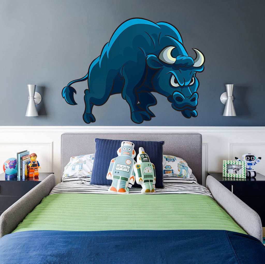 Bull Sticker, Bull Decal, Bull Wall Art, Bull Decor