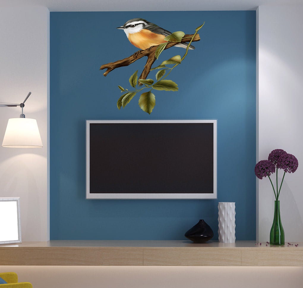 Bird Decal, Bird Sticker, Bird Wall Decal, Bird Wall Sticker