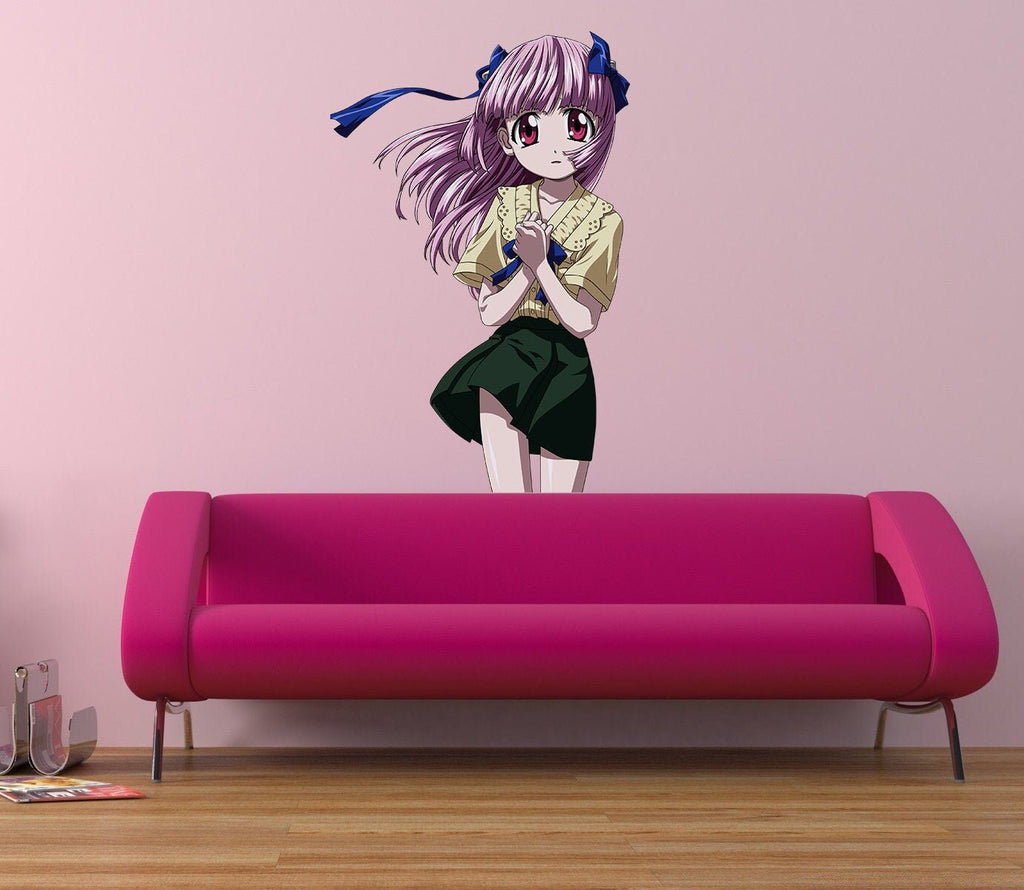 Anime Teen Girl Wall Decal, Anime Teen Girl Wall sticker, Anime Teen Girl wall decor