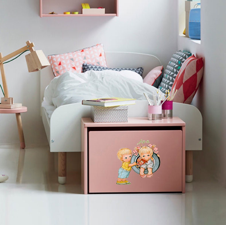 Children on the Swing Wall Decal, Children on the Swing Wall sticker, Children on the Swing wall decor
