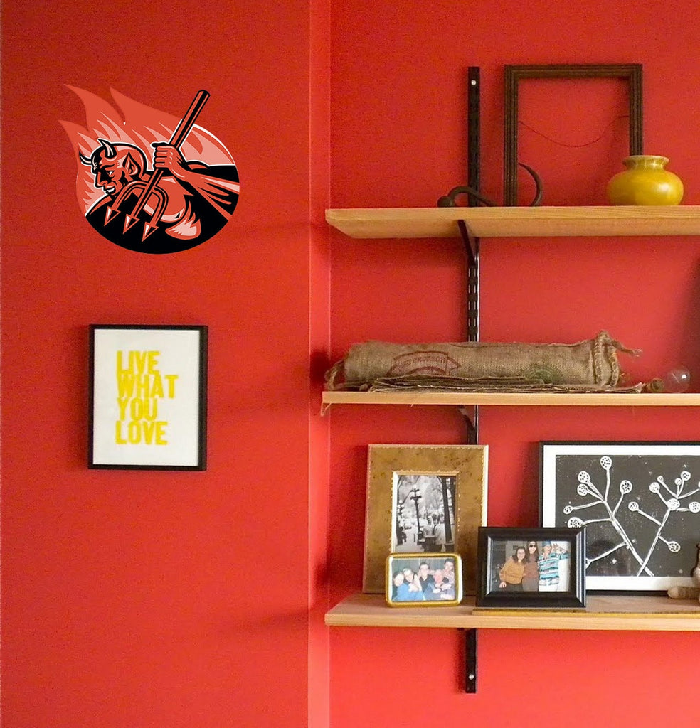 Devil Kitchen Decal, Devil Sticker, Devil Decal, Devil Wall Decor