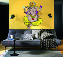 Load image into Gallery viewer, Ganesha Wall Decal, Ganesha Wall Sticker, Ganesha Wall Art