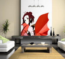 Load image into Gallery viewer, Beautiful Japanese Girl Wall Decal, Beautiful Japanese Girl Wall sticker, Beautiful Japanese Girl wall decor