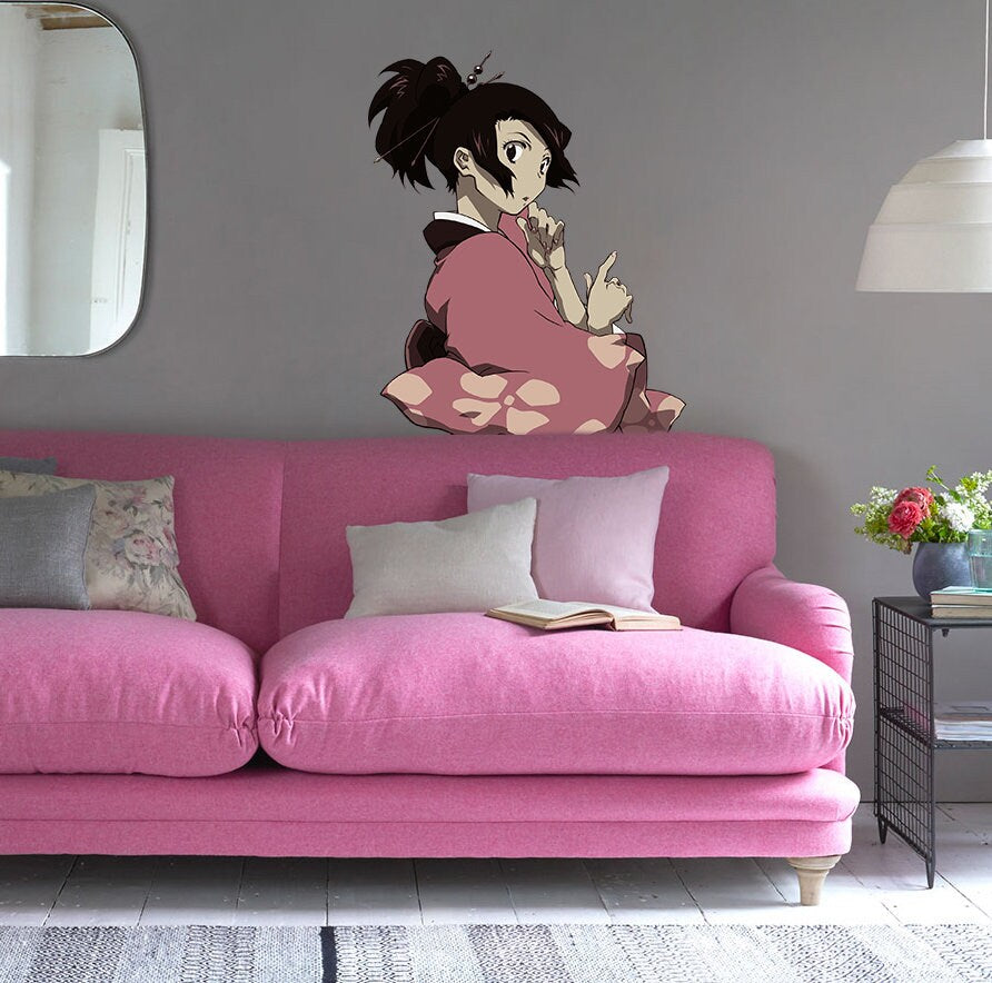 Cute Anime Decal, Cute Anime Decal, Cute Anime Wall Decor