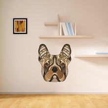 Load image into Gallery viewer, Boho French Bulldog Decal, Boho French Bulldog Sticker, Boho French Bulldog Wall Decor