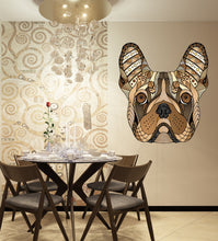 Load image into Gallery viewer, Boho French Bulldog Decal, Boho French Bulldog Sticker, Boho French Bulldog Wall Decor
