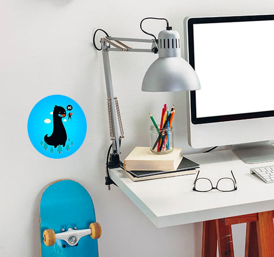 Loch Ness Monster Decal, Loch Ness Nursery Decor, Baby Loch Ness Monster Decor