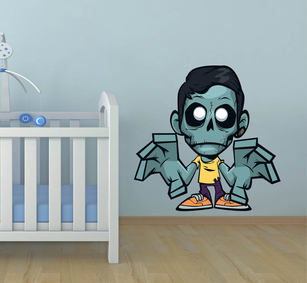 Zombie Boys Room Decal, Zombie Boys Room Sticker, Zombie Boys Room Decor