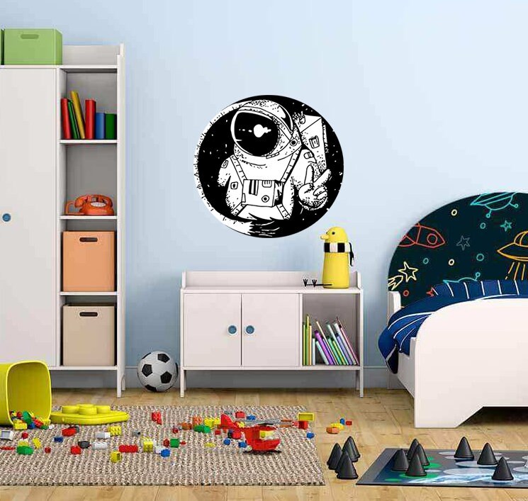 Astronaut Wall Decal, Astronaut Wall sticker, Astronaut wall decor