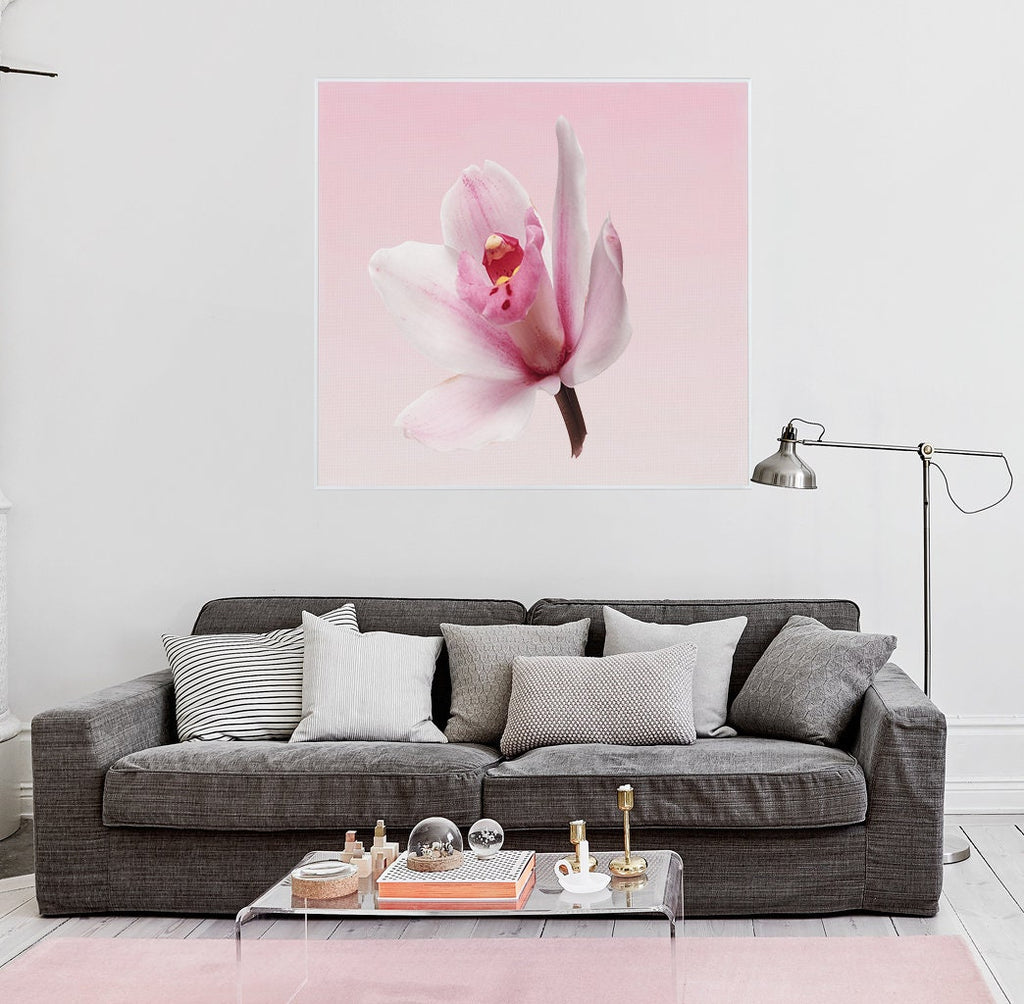 Orchid Sticker, Orchid Wall Decor, Orchid Wall Art, Orchid Decal