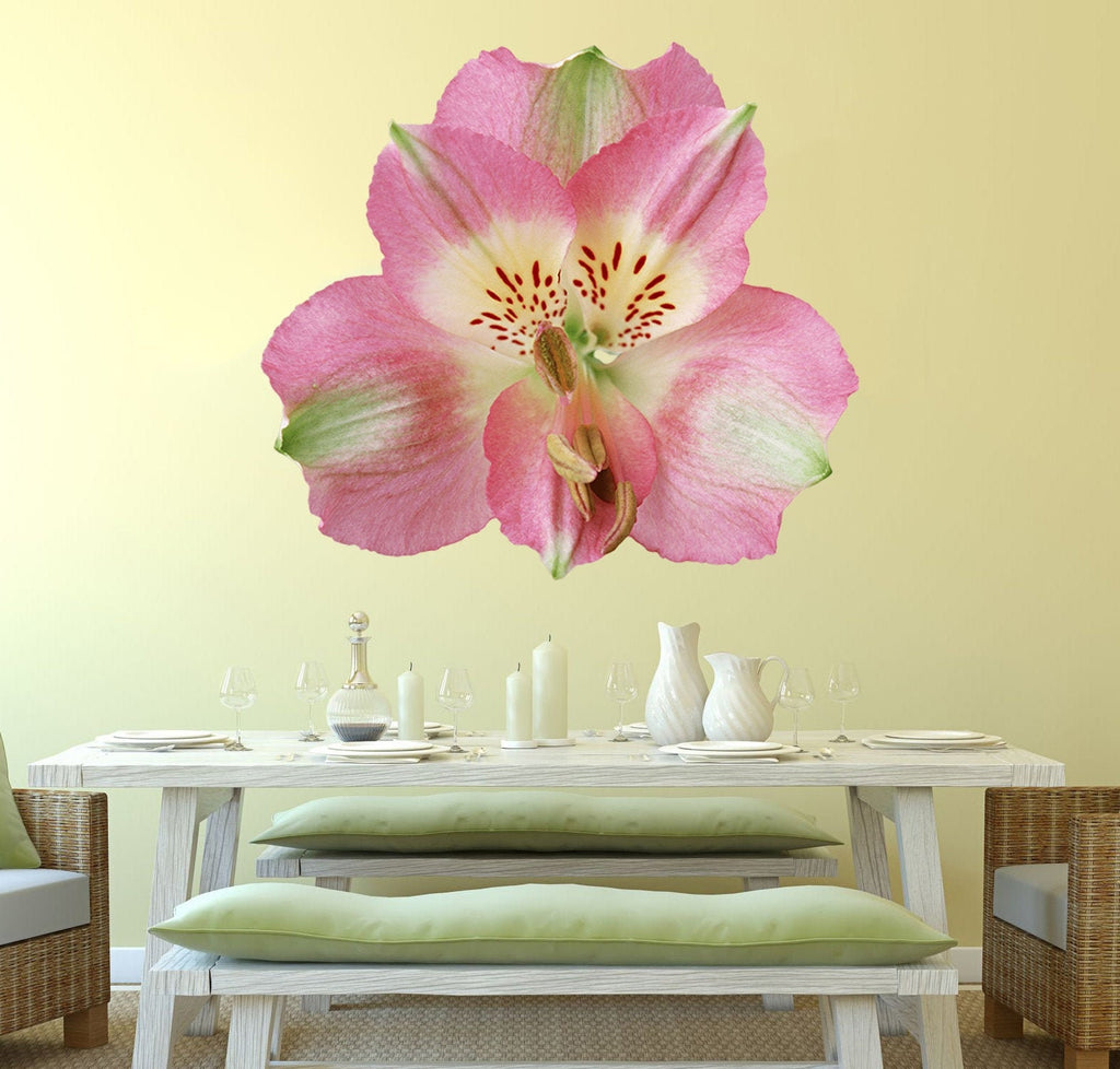 Pink Orchid Wall Decal, Pink Orchid Wall sticker, Pink Orchid wall decor