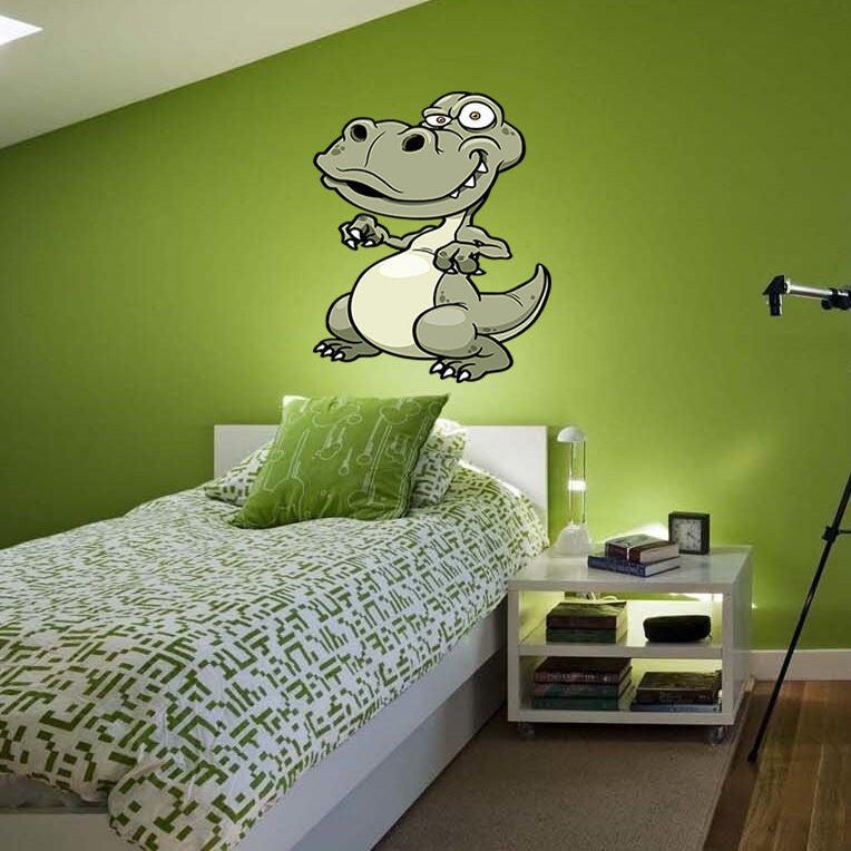Boys Room Dinosaur Sticker, Nursery Dinosaur Wall Decal