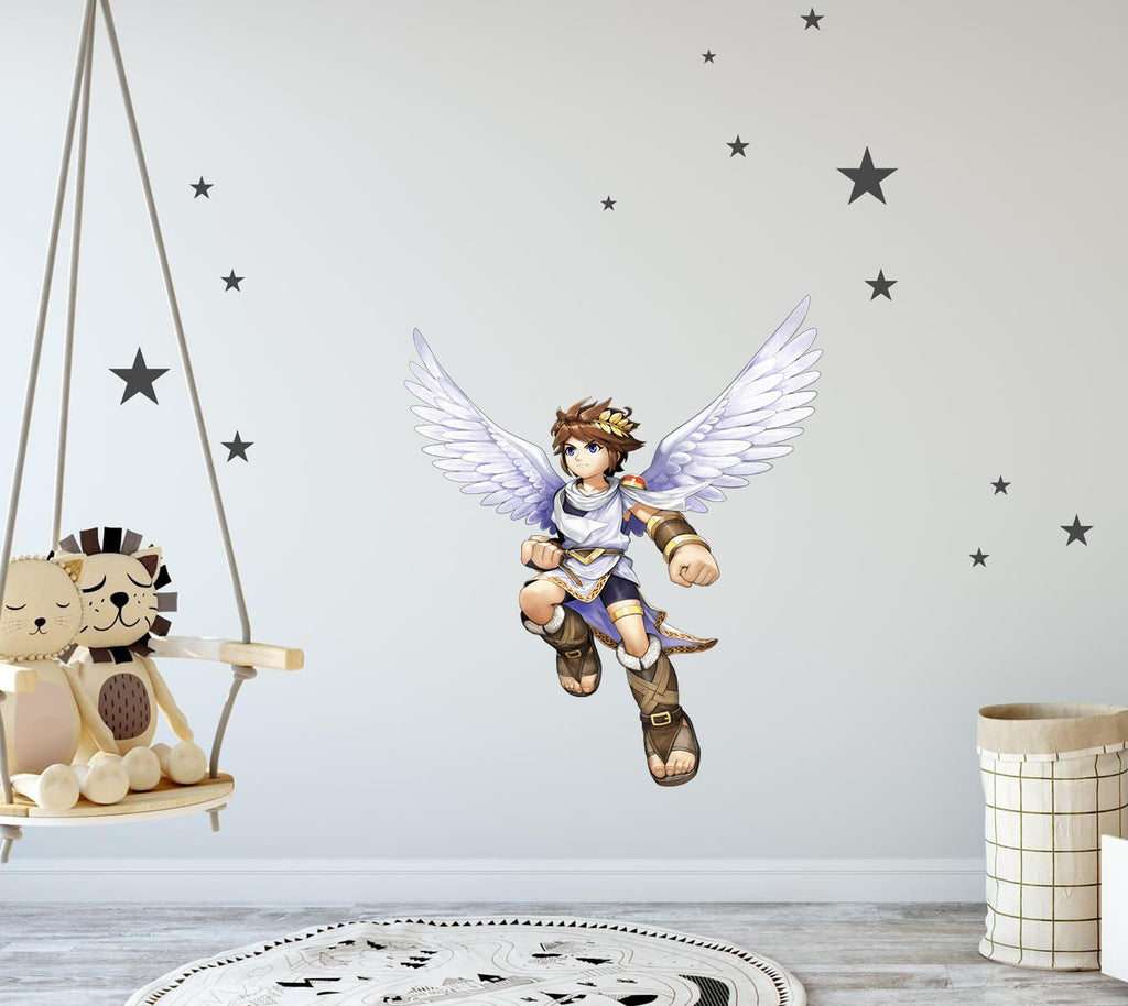 Anime Archangel Decal, Anime Archangel Sticker, Anime Archangel Nursery Decor