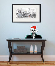 Load image into Gallery viewer, Cool Skeleton Wall Decal, Cool Skeleton Wall sticker, Cool Skeleton wall decor