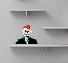 Load image into Gallery viewer, Cool Skeleton Wall Decal, Cool Skeleton Wall sticker, Cool Skeleton wall decor