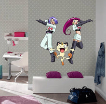 Load image into Gallery viewer, Anime Kids and Cat Wall Decal, Anime Kids and Cat Wall sticker, Anime Kids and Cat wall decor