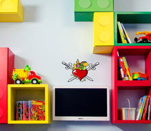 Load image into Gallery viewer, Pirate Parrot Decal, Pirate Parrot Sticker, Pirate Parrot Wall Decor