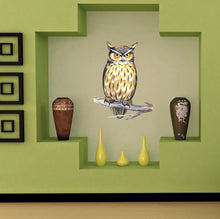 Load image into Gallery viewer, Wise Owl Wall Decal, Wise Owl Wall Sticker, Wise Owl Decor